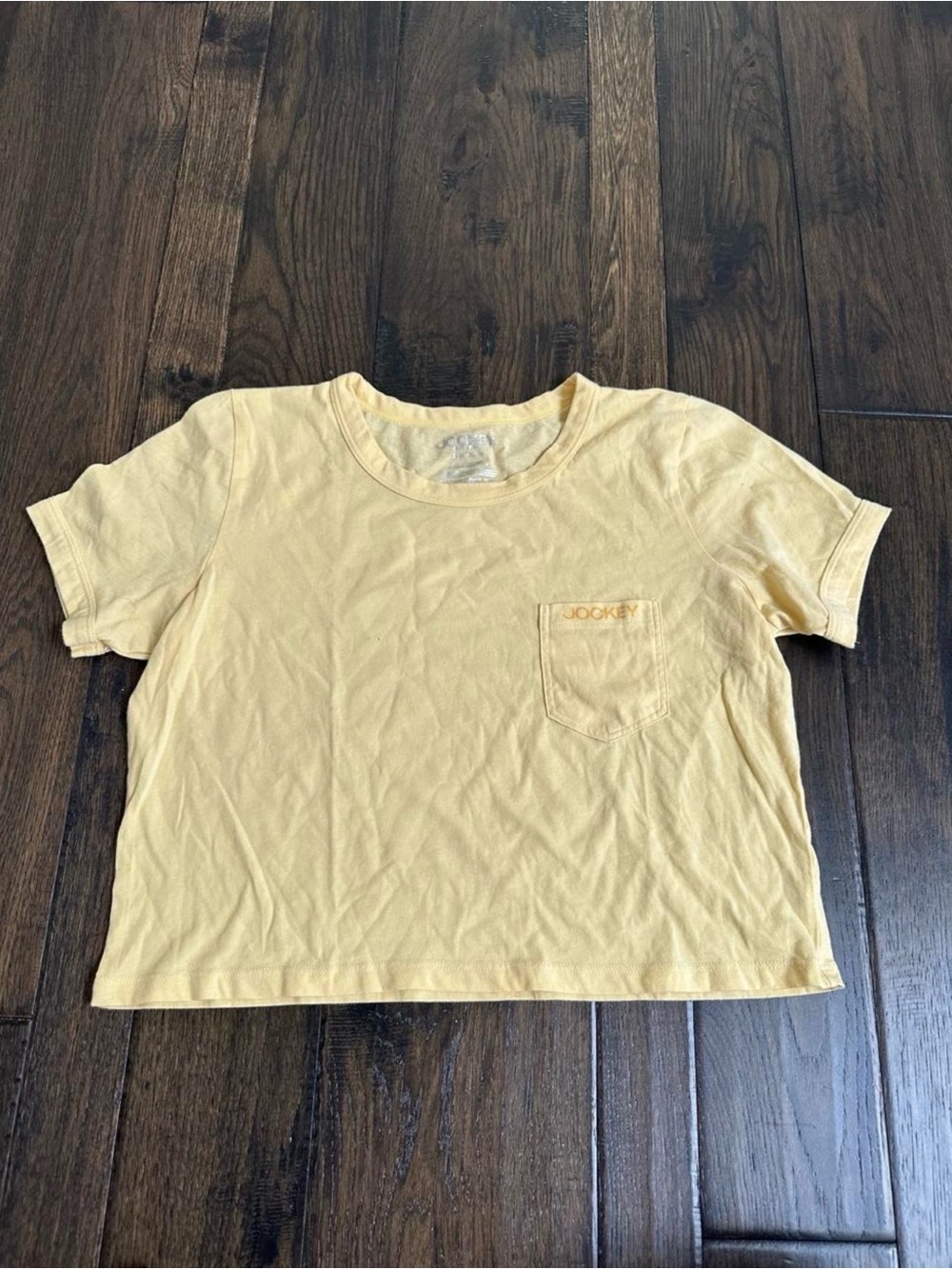 Jockey Butter Yellow Pocket T-Shirt